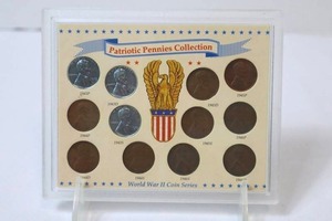 World War II Patriotic Wheat Pennies Collection