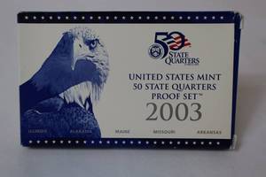 2003 United States Mint 50 State Quarters Proof Set