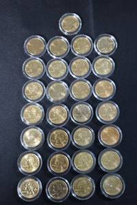 Denver Mint Gold-Plated State Quarters (Lot of 29)