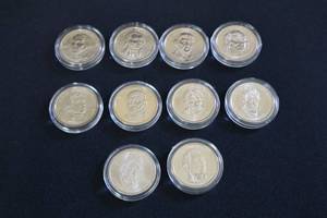 Presidential $1 Coins Philadelphia Mint (Lot of 10)