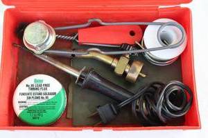 Soldering Iron Kit With Dater Lead Free Solder & Accessories