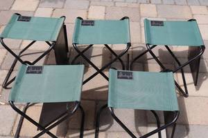 Slumberjack Folding Stool Table Combo (Lot of 5)