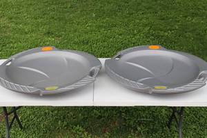 Wham-O Snow Saucer Sleds 33 in (Lot of 2)