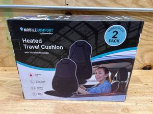 Homedics Heated Travel Cushion- 2 Pack