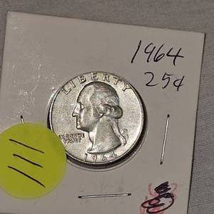 4-1964 Washingtons 25c