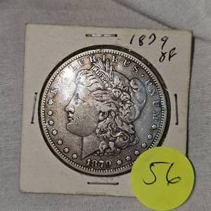 1879 Morgan $1 XF with Very Nice Toning