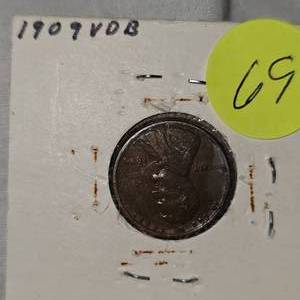 1909 VDB Wheat Penny 1c