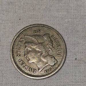 1867 Three Cent Nickel