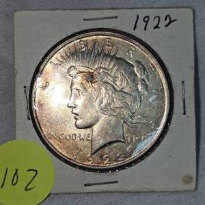 1922 D Peace Dollar $1