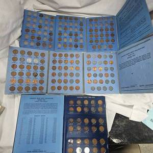 3-Lincoln 1c Wheat Books-Full