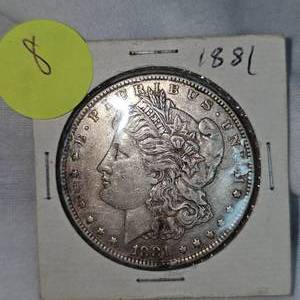 1881 O Morgan $1, VG