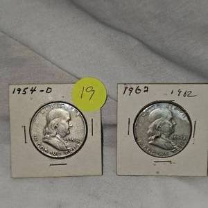 1954D.1962, Franklin 50c
