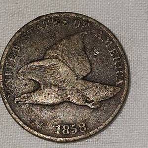 1858 Flying Eagle 1c