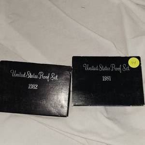 1981.82 United States Proof Sets, Lot of 2