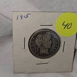 1915 Barber Quarter, 25c