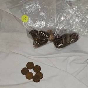 Wheatback Pennies 1c, Lot of 100