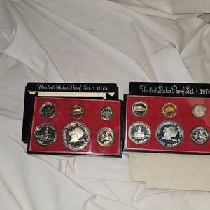 19751976 United States Proof Set Lot of 2