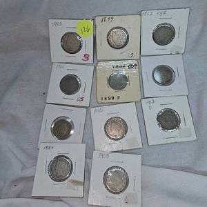 11-Mixed Date V Nickels 5c
