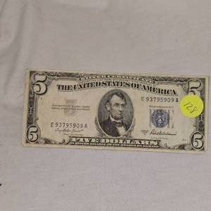 1953 Series A $5 Silver Certificate