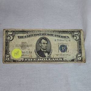 1953 $5 Silver Certificate