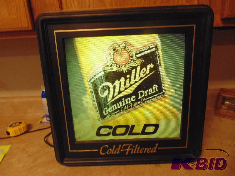 lot 19 image: Miller Genuine Draft Light