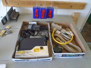 2 flats of electronics. As shown. CASH ON SITE ONLY. PICKUP IS TUESDAY MAY 19TH FROM 11 AM TO 4 PM. REGARDLESS WHAT THE SCHEDULE STATES.