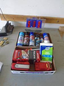 2 flats of chemicals. As shown. CASH ON SITE ONLY. PICKUP IS TUESDAY MAY 19TH FROM 11 AM TO 4 PM. REGARDLESS WHAT THE SCHEDULE STATES.