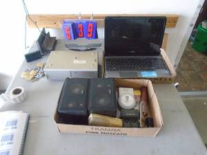 Lot of electronics. As shown. Sony laptop & etc. CASH ON SITE ONLY. PICKUP IS TUESDAY MAY 19TH FROM 11 AM TO 4 PM. REGARDLESS WHAT THE SCHEDULE STATES.