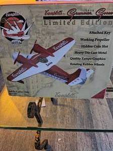 VINTAGE - Gearbox 1938 Grumman Goose Campbell Soup Airplane Bank
