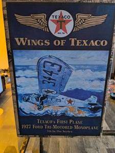 VINTAGE- Wings of Texaco 1927 Ford Tri-Motored Monoplane