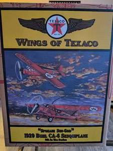 VINTAGE - Wings of Texaco- Spokane Sun God  1929 Buhl CA-6 Sesquiplane