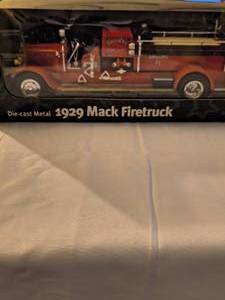 Die Cast Metal Mack Firetruck