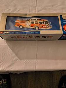 Vintage CORGI Die-Cast Firetruck