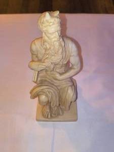 VINTAGE reproduction of Michelangelos Moses sculpture