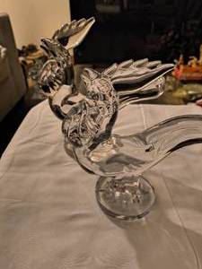 Vintage New Martinsville Roosters Figurine