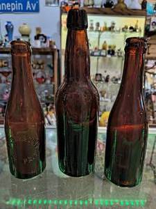 VINTAGE- BeerBrewery glass bottles -St. Paul brewery brand included