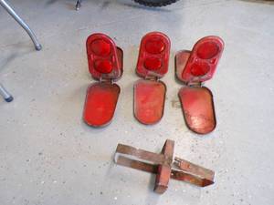 Vintage Set of 3 Emergency Roadside Reflectors