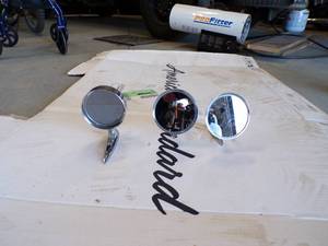 Three Old Car Rear View ext. Mirrors
