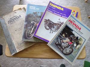 Set of 4 Clymer, Haynes & Chiltons Manuals