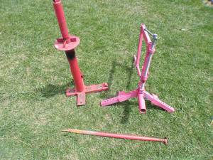 Pittsburgh Tire Changer and Motorcycle Tire Adaptor with Manuals