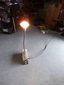 One Work light with 16 Flexible Neck, Works Great.