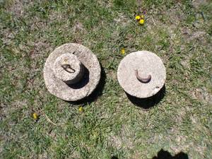 Two Cement Anchors