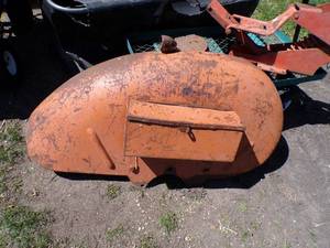 Fender With Tool Box for late 50s to early 60s Allis Chalmers D-17, Also Seat Mount
