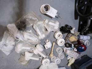 PVC Valves and Unions all New