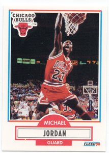1990 Fleer Michael Jordan #26 Basketball Card