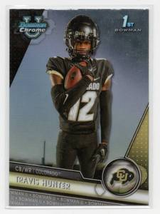 2023 Bowman Chrome University Travis Hunter #36 1st Bowman Football Card
