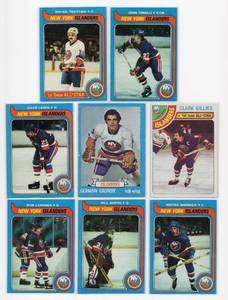 Lot Of 8 Vintage Hockey Cards Including 1979 Topps John Tonelli #146, 1973-74 Topps Germain Gagnon #178, and More