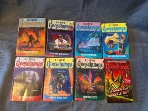 Lot of goosebumps books