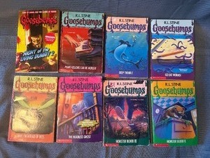 Lot of goosebumps books r.l. Stine