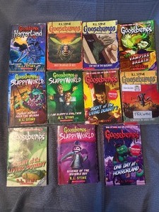 Lot of 11 r.l. Stine goosebumps books